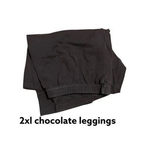 2xl chocolate brown leggings